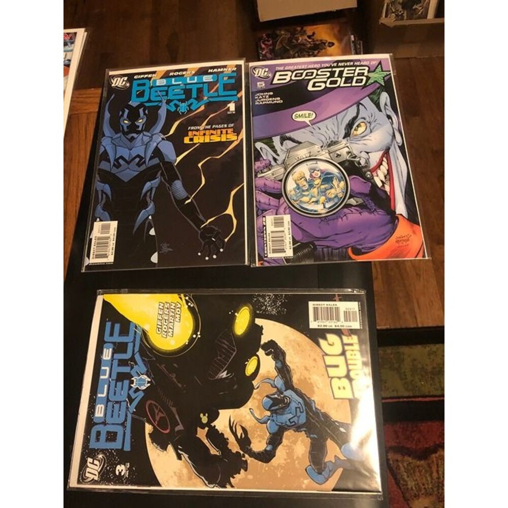 BOOSTER GOLD #5 VF - 1ST APP. BLACK BETTLE +Blue Beetle #1 & #3 1st App La Dama